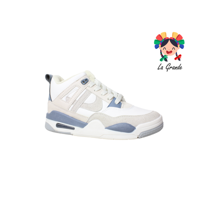 010897 PANAM Ostión Azul Napa Tenis Casual Original para Dama y Joven