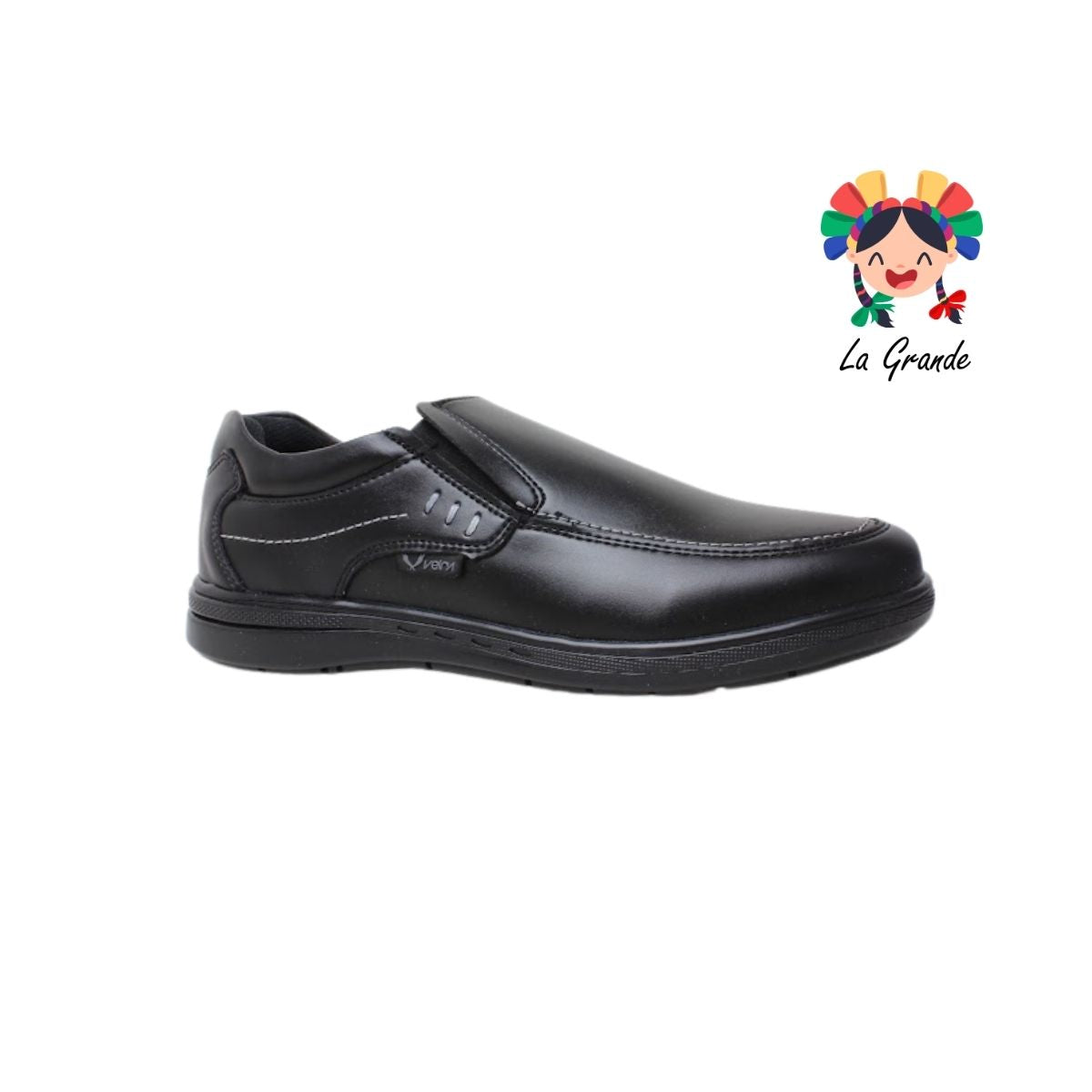 2601 VELRA Negro Sint Zapato Casual para Caballero