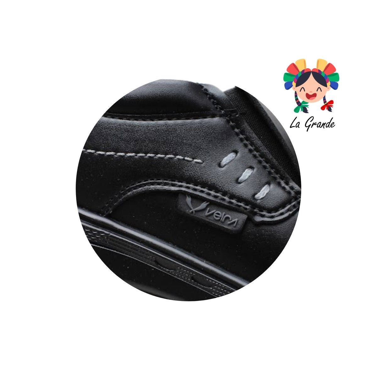 2601 VELRA Negro Sint Zapato Casual para Caballero