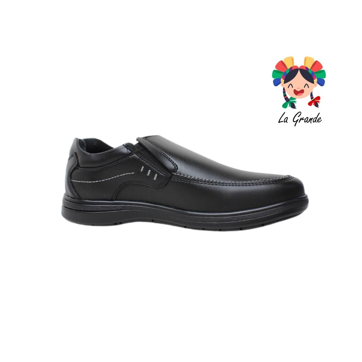 2601 VELRA Negro Sint Zapato Casual para Caballero