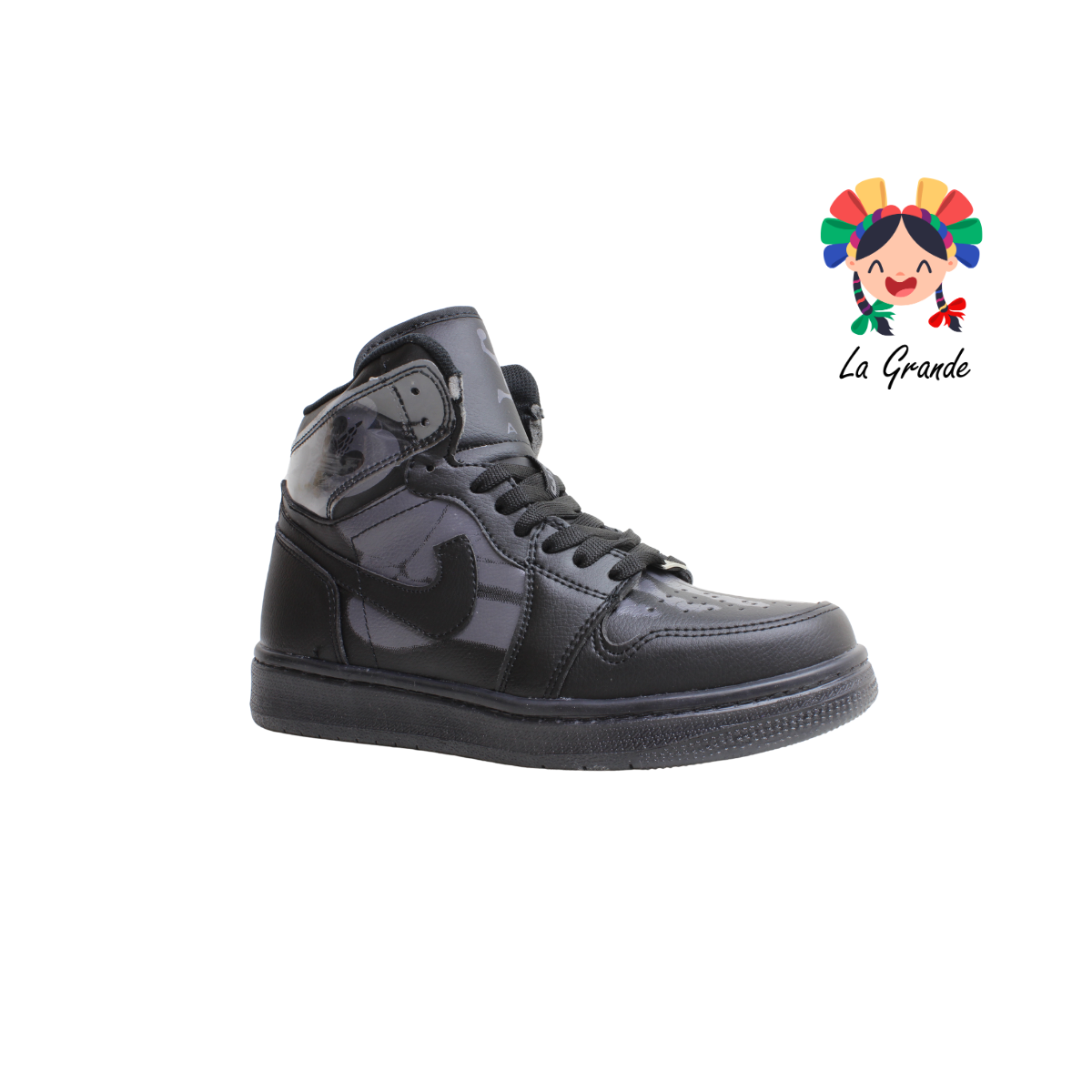 2603 HARMAN Negro Negro Tenis Casual para Dama, Joven y Caballero