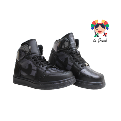 2603 HARMAN Negro Negro Tenis Casual para Dama, Joven y Caballero