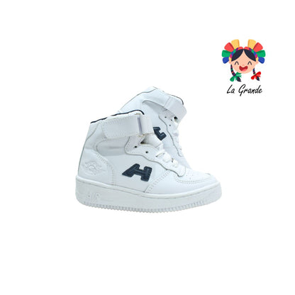 260 H-GROSS Blanco Piel Azul Tenis para Niño y Niña