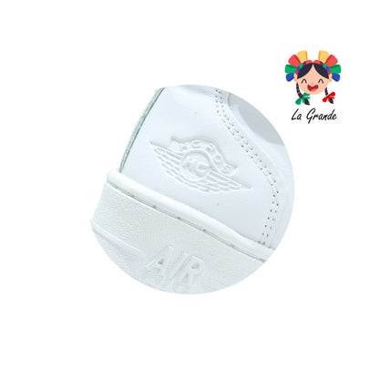 260 H-GROSS Blanco Piel Azul Tenis para Niño y Niña