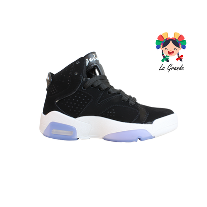 620 WALKQUIR Negro Cristal Tenis Deportivo para Dama y Joven