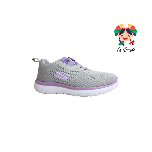 V-83 VANNI CLUB Gris Lila Tenis Deportivo para Dama