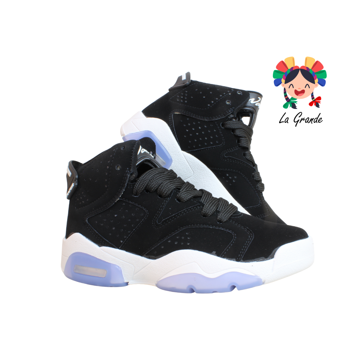 620 WALKQUIR Negro Cristal Tenis Deportivo para Dama y Joven