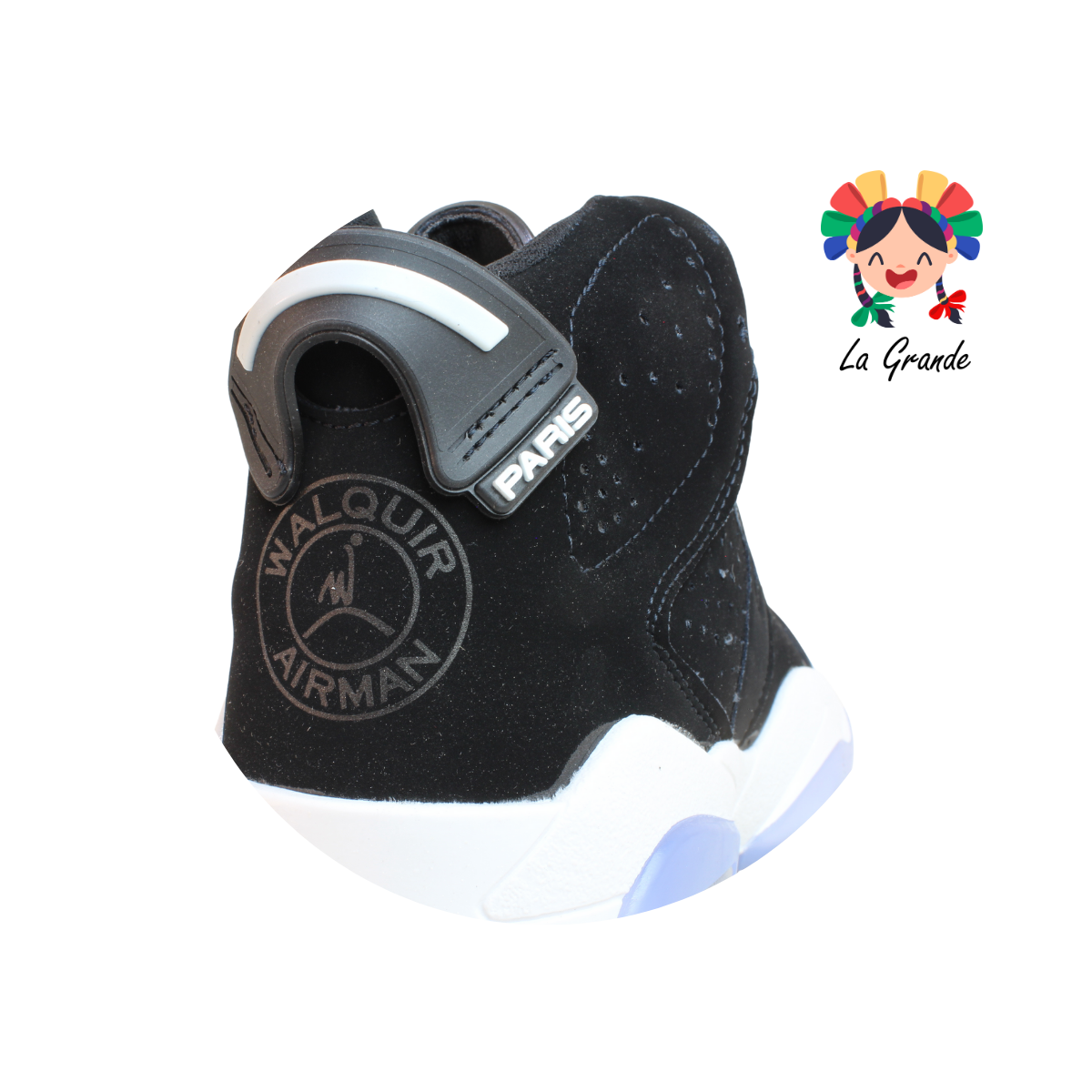 620 WALKQUIR Negro Cristal Tenis Deportivo para Dama y Joven