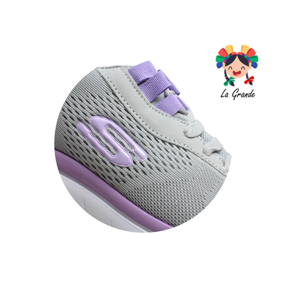 V-83 VANNI CLUB Gris Lila Tenis Deportivo para Dama