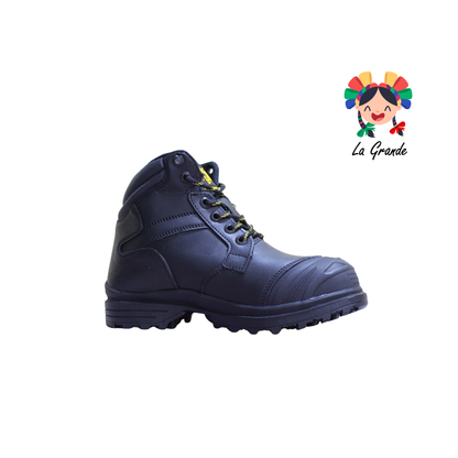 9595 RAM Negro Amarillo Bota Industrial con Casco para Caballero