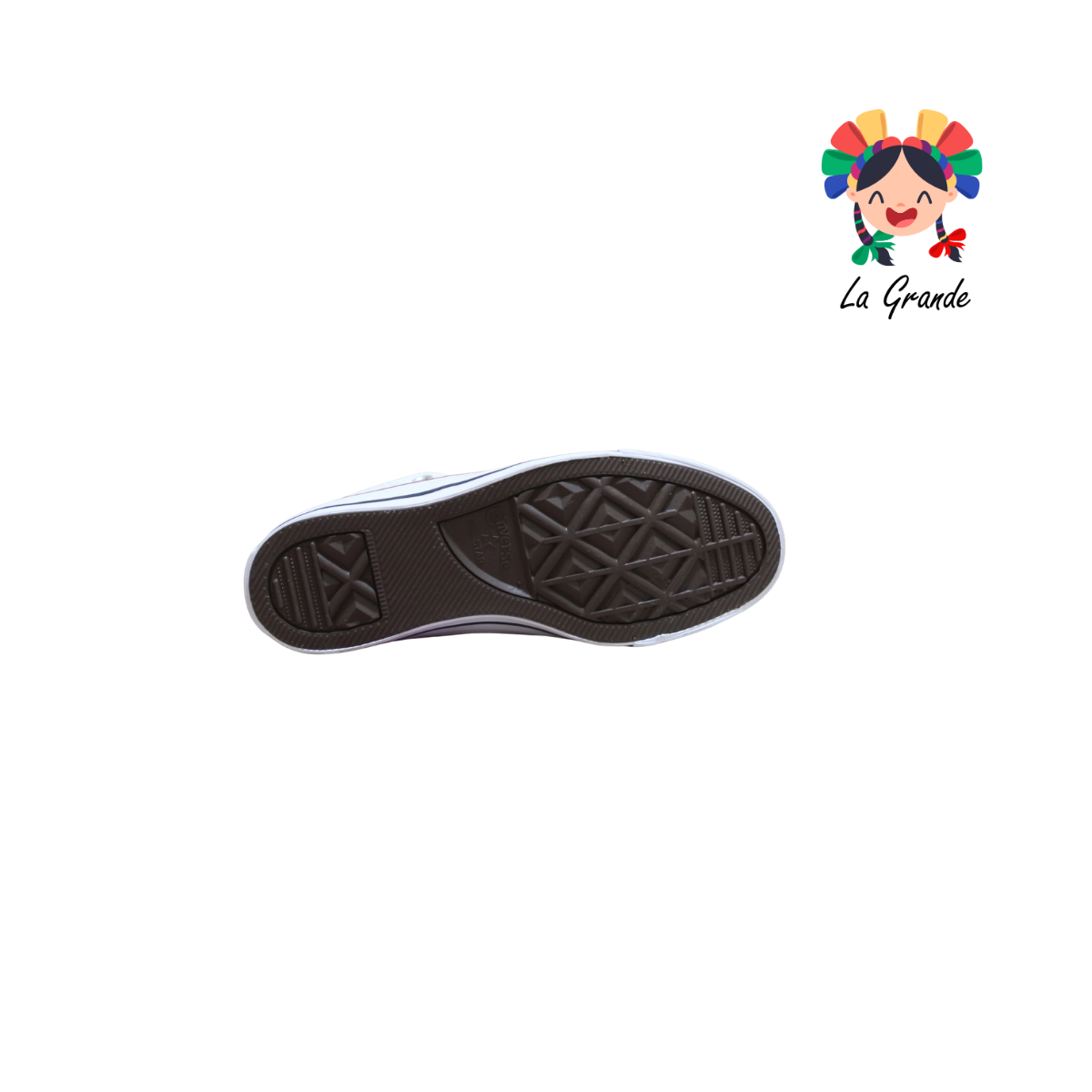 HI CVS Blanco Textil Tenis Casual Importado Original para Niña,Niño,Dama, Joven y caballero