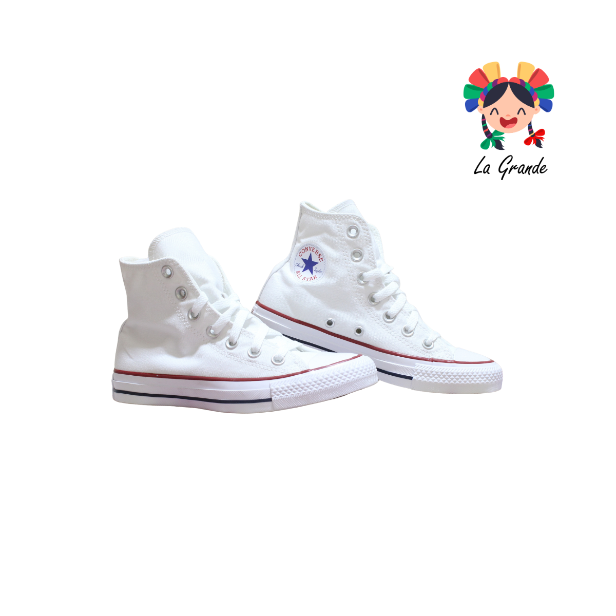 HI CVS Blanco Textil Tenis Casual Importado Original para Niña,Niño,Dama, Joven y caballero