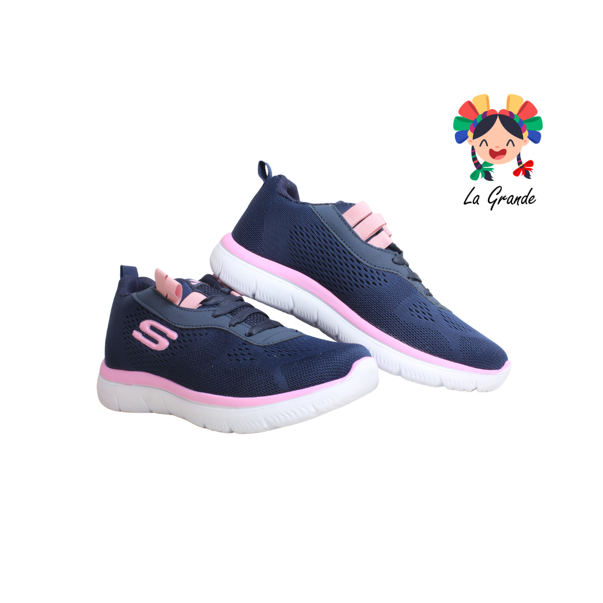 V-83 VANNI CLUB Marino Rosa Tenis Deportivo para Dama