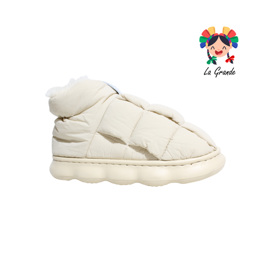 JYD-09-1 MT Multicolor Cuadritos Pantufla Afelpada para Dama