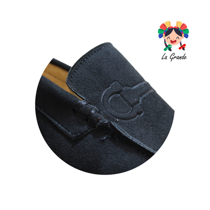 105 HURT Negro Zapato Mocasín Casual para Caballero