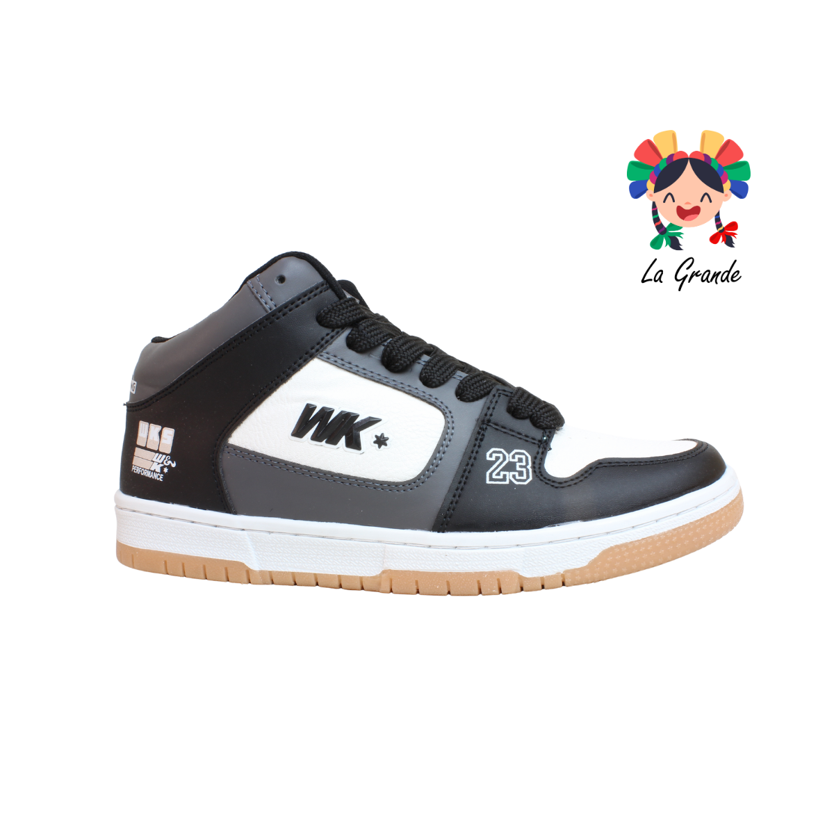 055 WALKQUIR Bco Ngo Oxfd Tenis Casual para Caballero