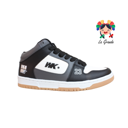 055 WALKQUIR Bco Ngo Oxfd Tenis Casual para Caballero