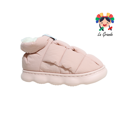 JYD-09-1 MT Multicolor Cuadritos Pantufla Afelpada para Dama