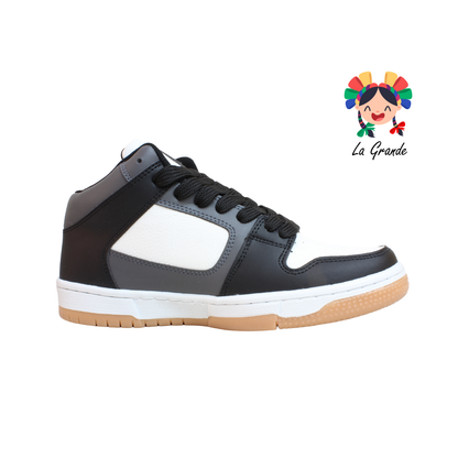 055 WALKQUIR Bco Ngo Oxfd Tenis Casual para Caballero