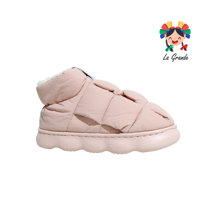 JYD-09-1 MT Multicolor Cuadritos Pantufla Afelpada para Dama