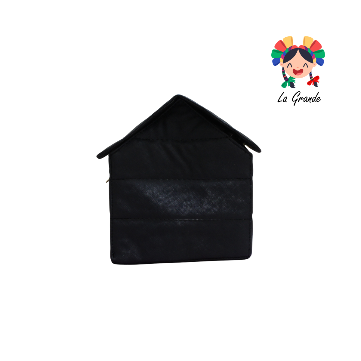 013 Perrito LUCCIANA Bolsa Casita  Casual Animada En Color Negro para Niña y Dama