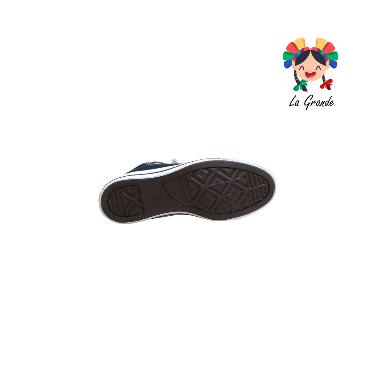 HI CVS Negro Textil Tenis Casual Importado Original para Dama, Joven y caballero