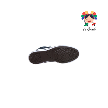HI CVS Negro Textil Tenis Casual Importado Original para Dama, Joven y caballero