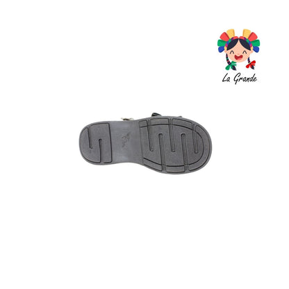 2733 MIA Negro Sintético Zapato Escolar para Niña