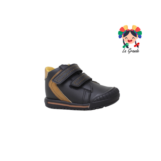 273 LUCHO Negro Café Sint Zapato tipo Bota para Niño