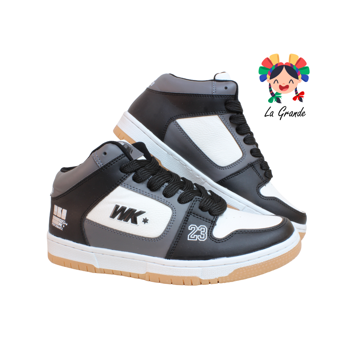 055 WALKQUIR Bco Ngo Oxfd Tenis Casual para Caballero