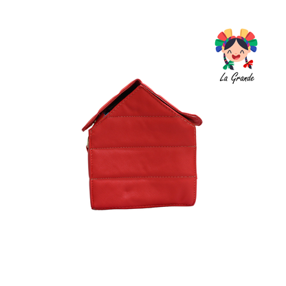 013 Perrito LUCCIANA Bolsa Casita  Casual Animada En Color Rojo para Niña y Dama