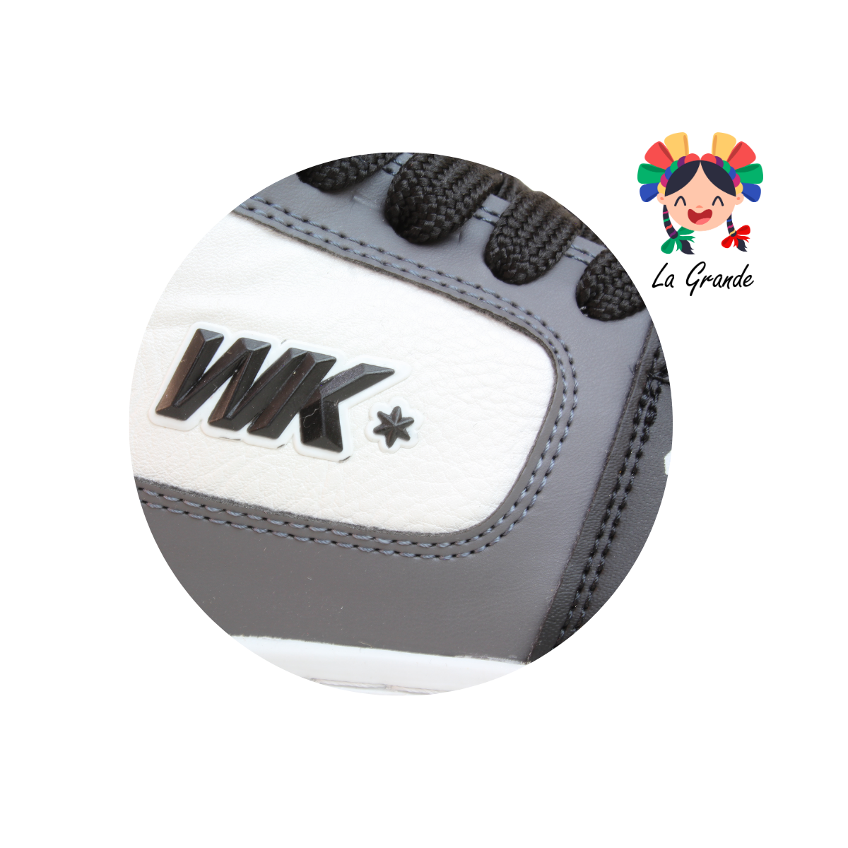 055 WALKQUIR Bco Ngo Oxfd Tenis Casual para Caballero