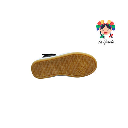 929 CUPRA Negro Oro Charol Tenis Casual para Dama y Joven
