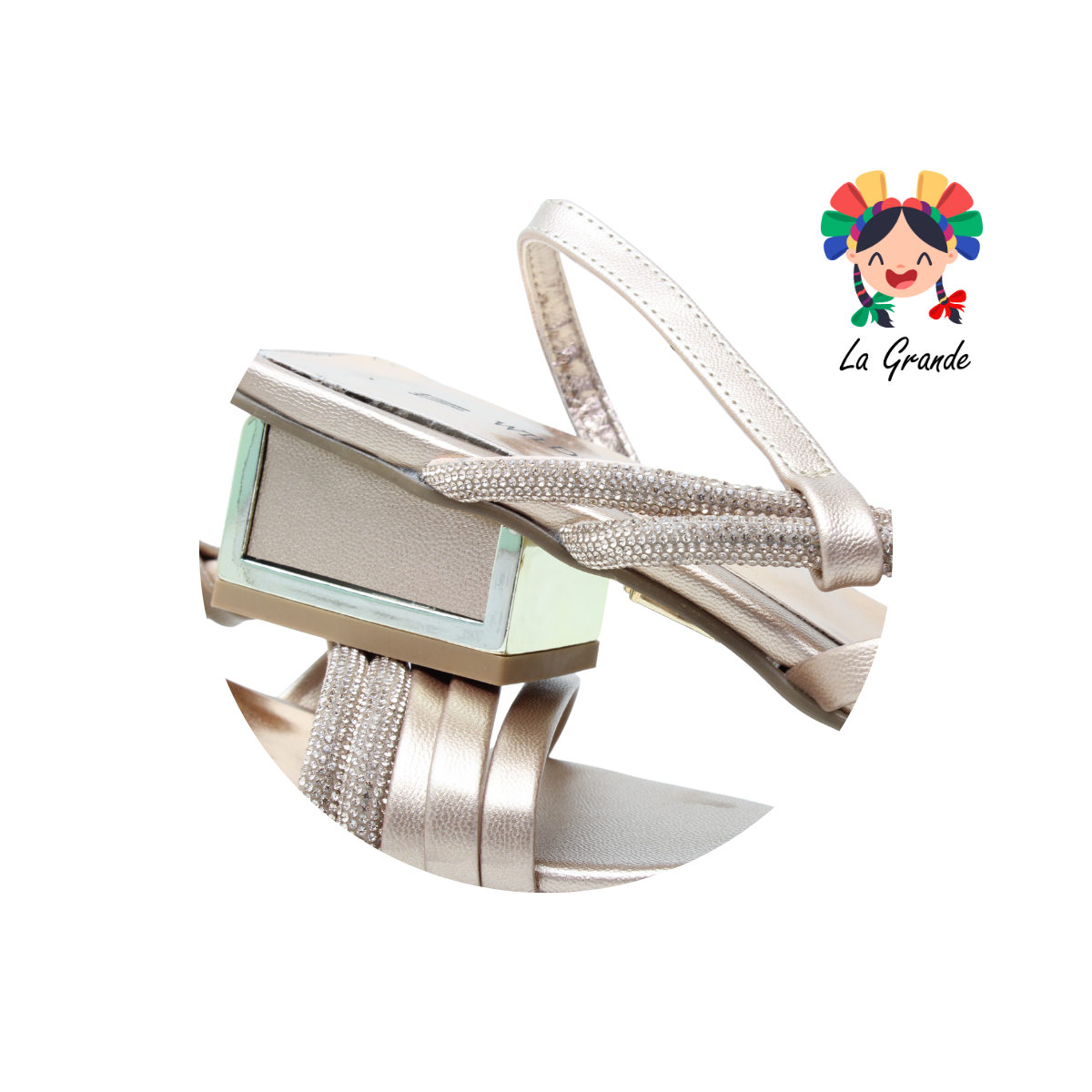 2752 WILDCAT Circón Cabra Zapatilla Casual para Dama