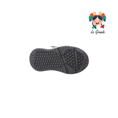 275 SCAPE Blanco Negro Sint Tenis Casual para Niño