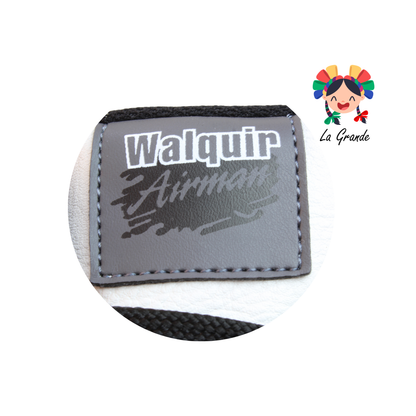 730 WALKQUIR Blanco Negro Tenis Casual para Caballero