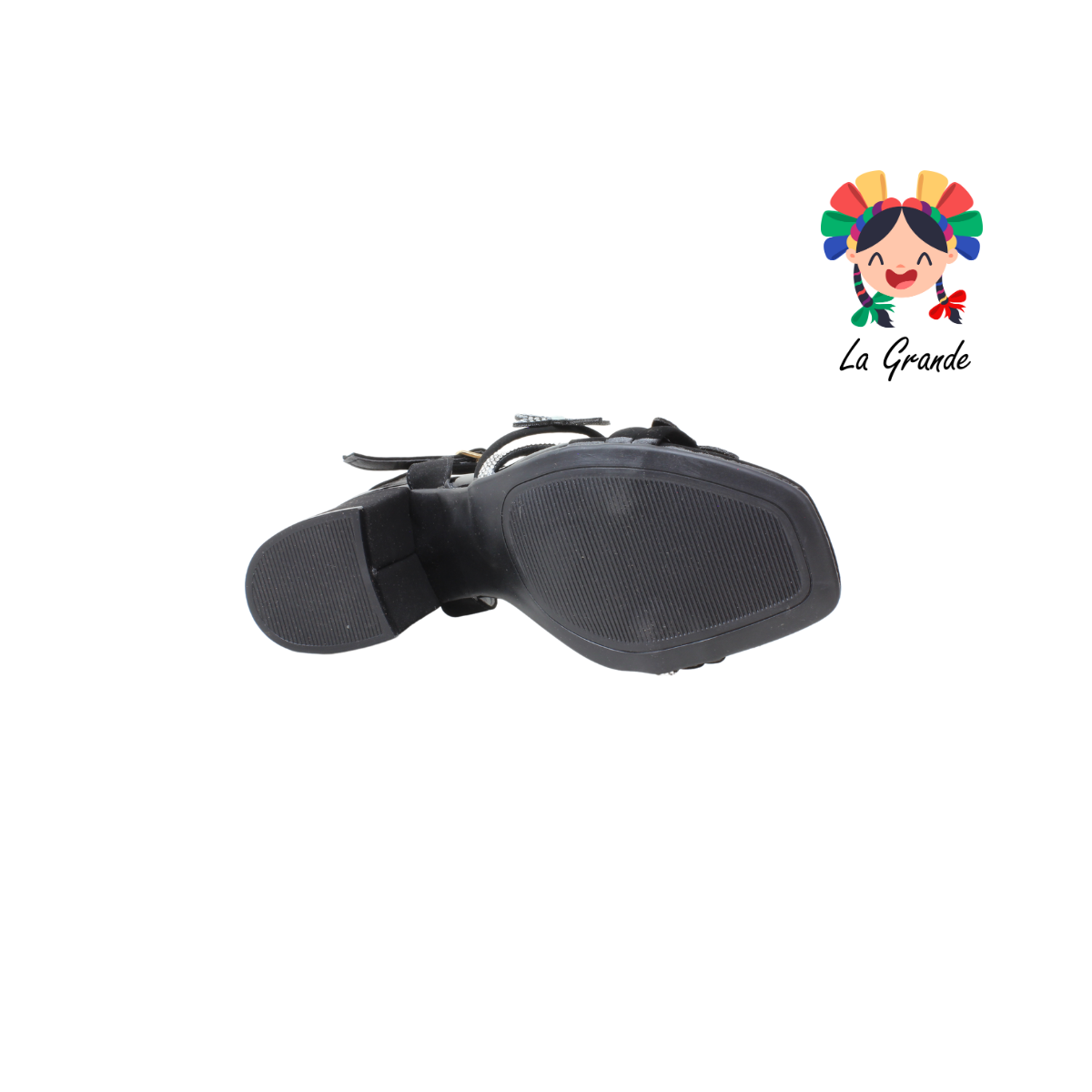 381 FERNANDA Negro Nobuck Zapatilla Casual con Brillos para Dama