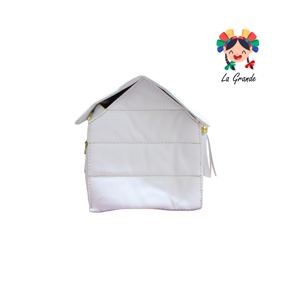 013 Perrito LUCCIANA Bolsa Casita  Casual Animada En Color Blanco para Niña y Dama