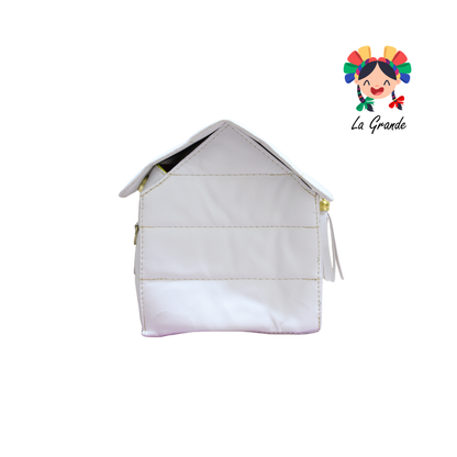 013 Perrito LUCCIANA Bolsa Casita  Casual Animada En Color Blanco para Niña y Dama