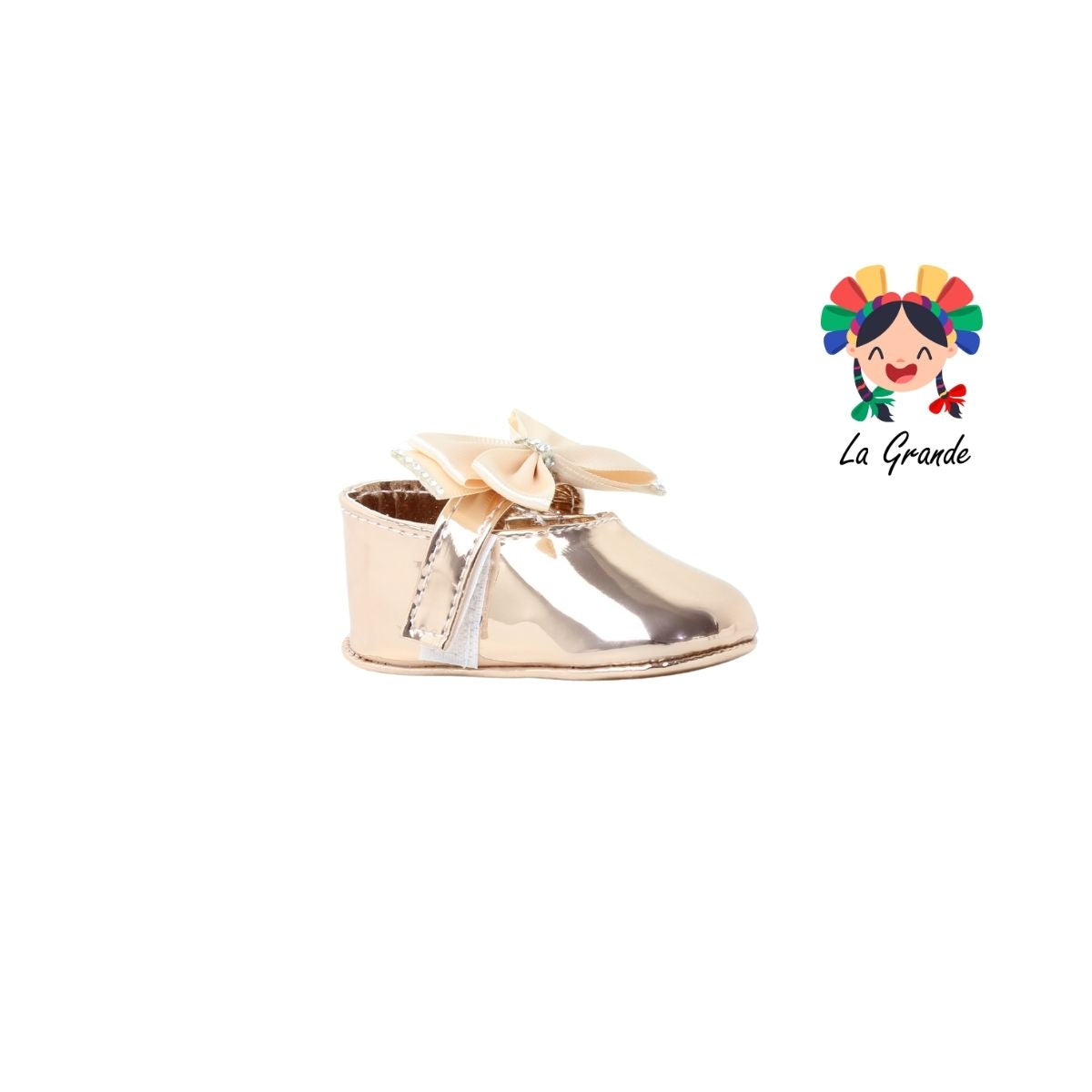 1049 BIBERONES Rosa Arena Sintético Zapato Casual para Bebé