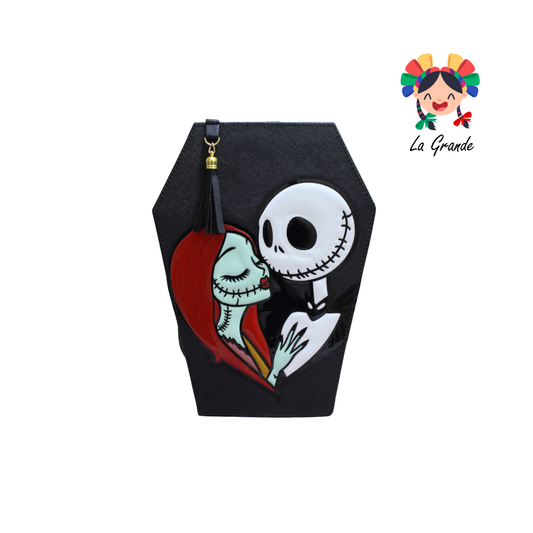 012 Pareja LUCCIANA Ngo Bco Vde Bolsa Ataúd Casual para Niña y Dama