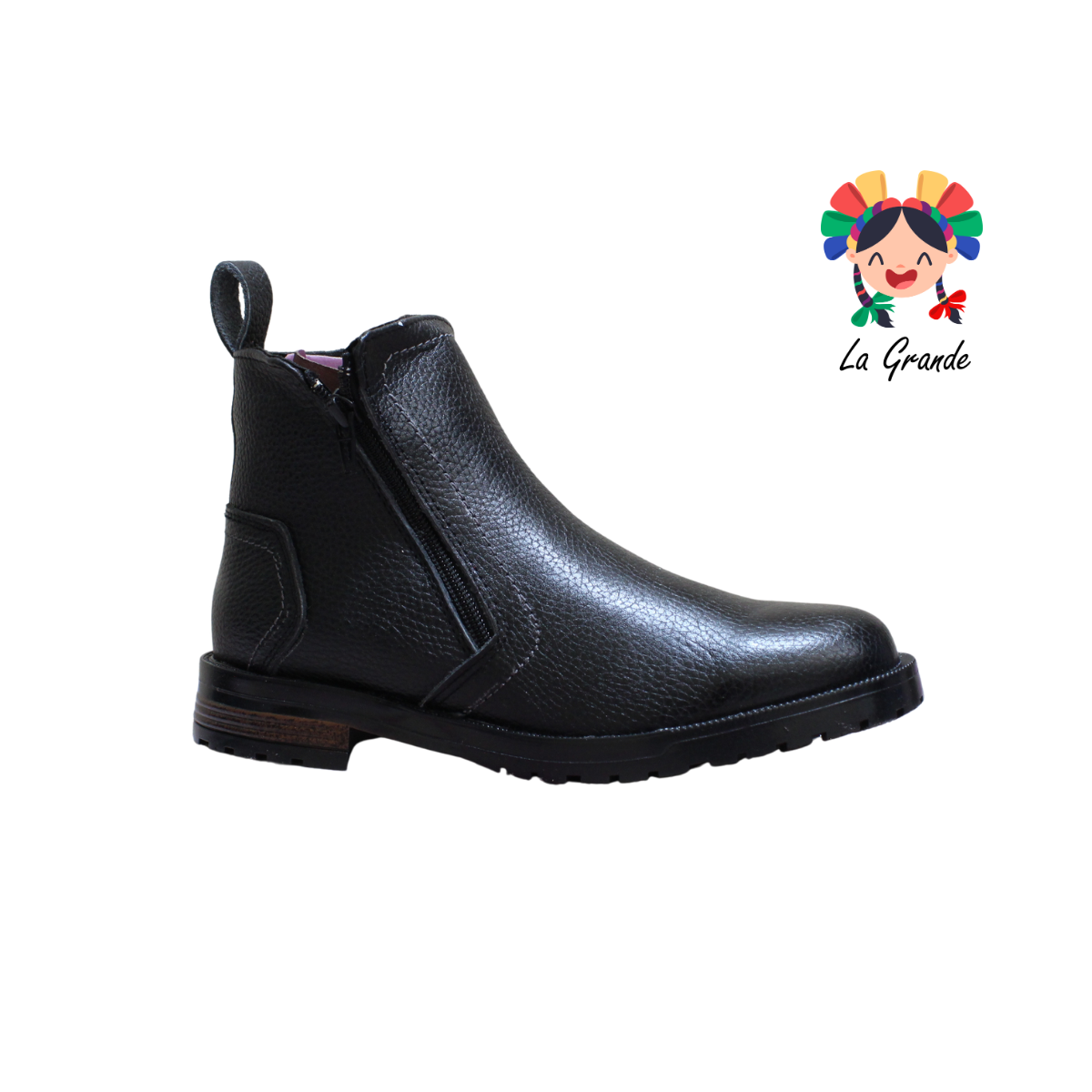 710 NOOKIE TOWN Negro Flother Piel Bota tipo Vaquera para Caballero