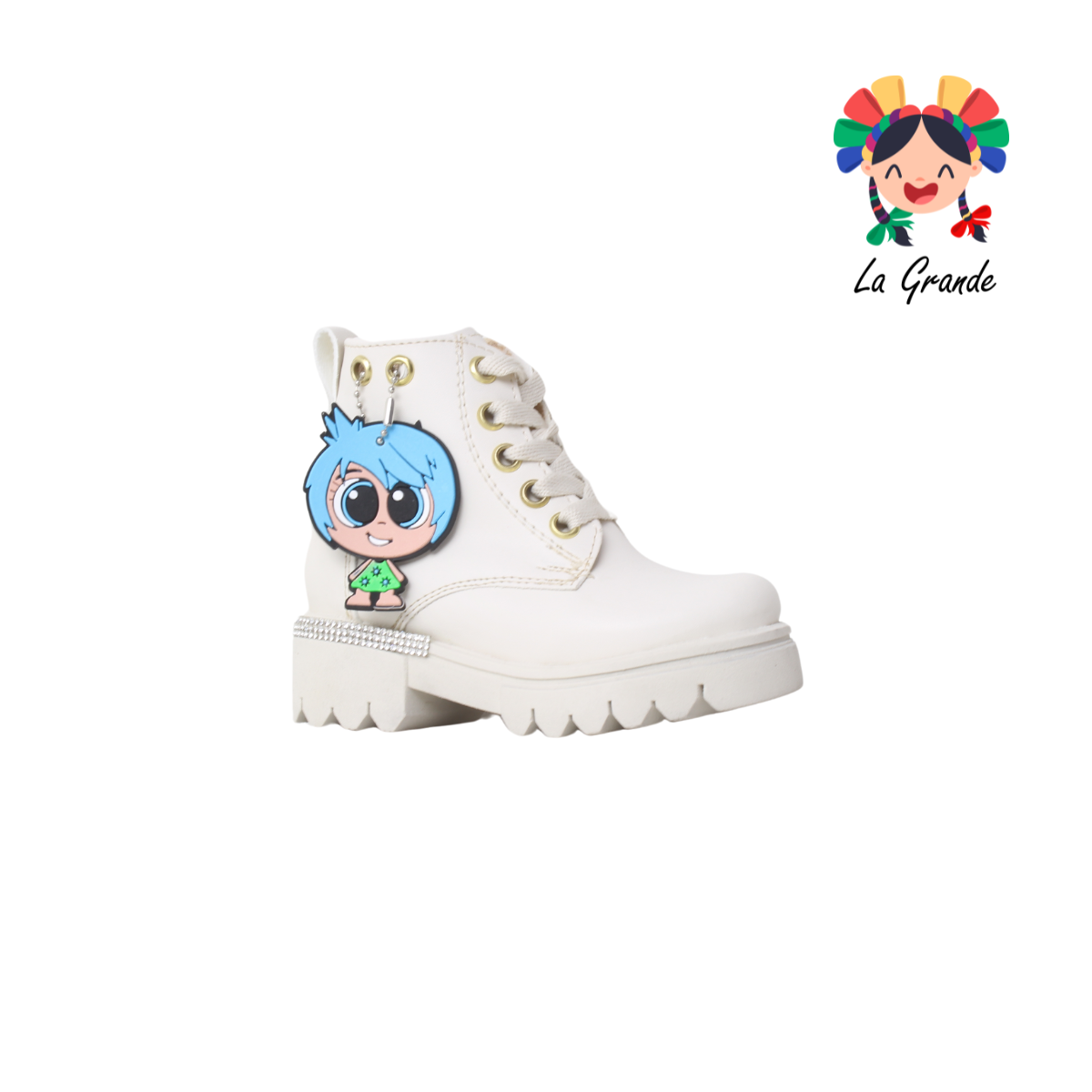 2800 Alegri ANDRE LOV Latte Sintético Casual Bota Corta para Niña