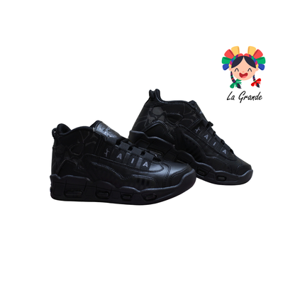 1019 HARMAN Negro Negro Tenis Casual para Joven