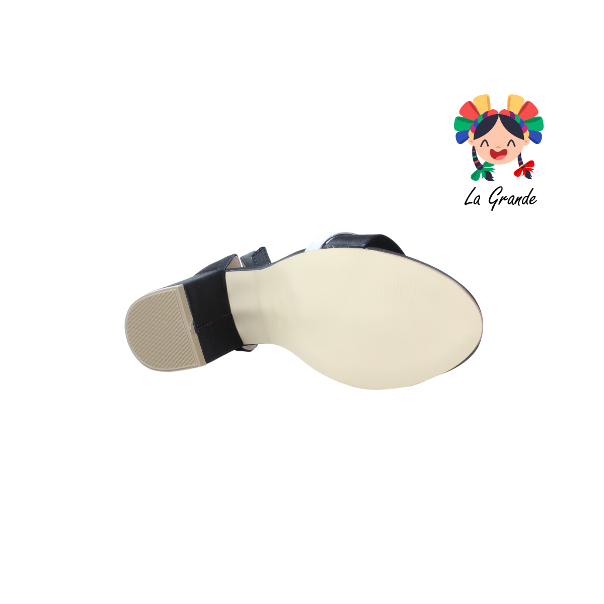 1165 KAROLINE Negro Shantong Zapatilla para Dama