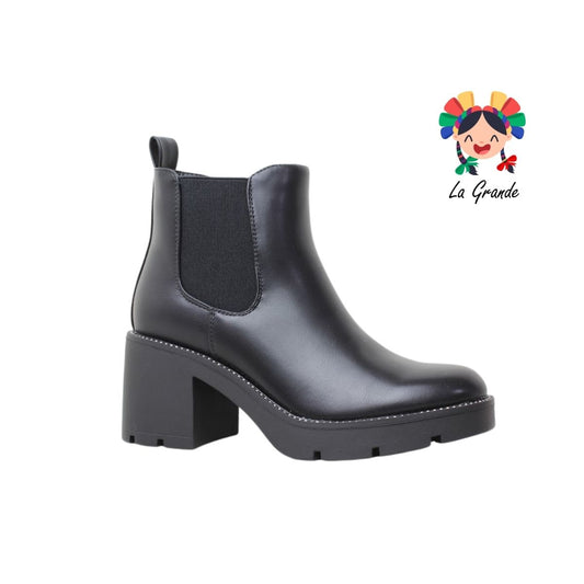 2813 WILDCAT Negro Napa Bota Casual para Dama