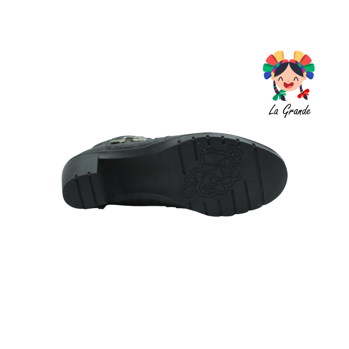 2817 DOMINIQ Negro Piel Bota Casual para Dama