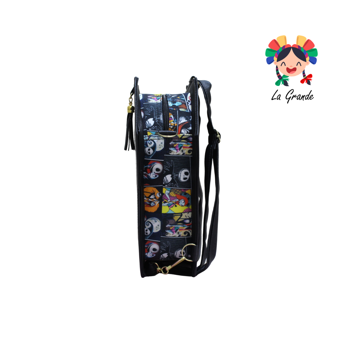 012 Pareja LUCCIANA Ngo Bco Vde Bolsa Ataúd Casual para Niña y Dama