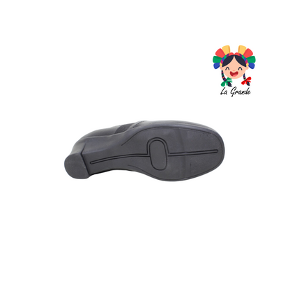 2823 DOMINIQ Negro Piel Zapato de Vestir Dama