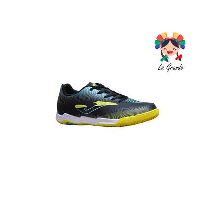2401 JOMA Indoor Black Napa Tenis de Futbol para Joven